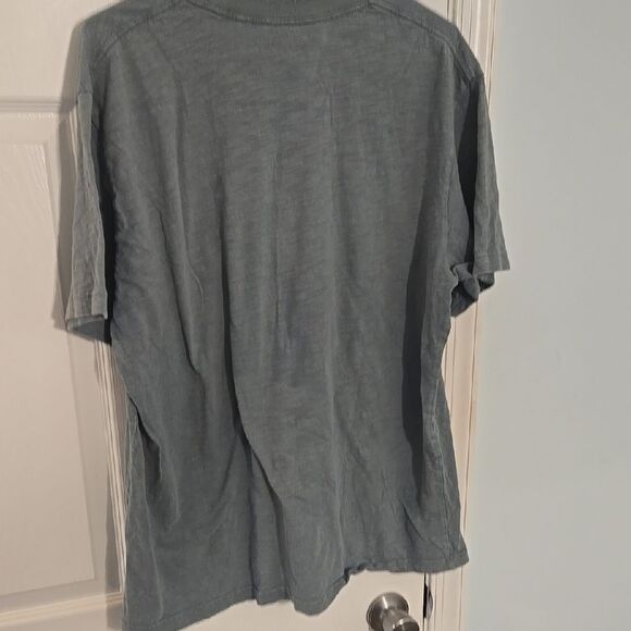 Blue Short Sleeve Tee with Graphic Print - Picture 6 of 6